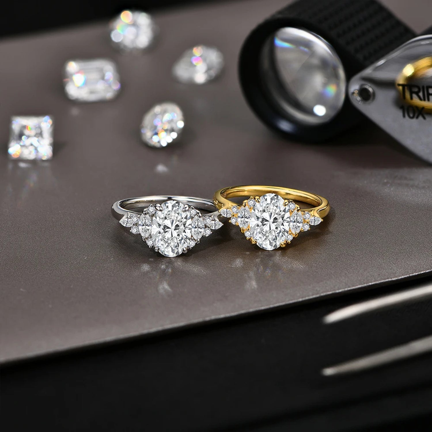 Golden Empress Moissanite Wedding Ring